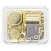 AVESON Unique Transparent Acrylic Wind Up Mechanical Music Box for Christmas Birthday Friends Gift, Melody Canon in D Major