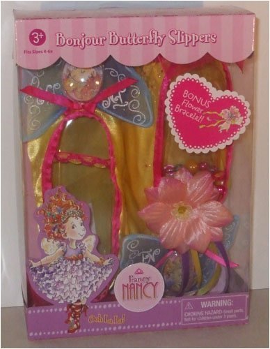 Fancy Nancy Bonjour Butterfly Slippers