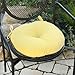 Greendale Home Fashions 15-Inch Round Indoor/Outdoor Bistro Chair Cushion, Sunbeam, Set of 2