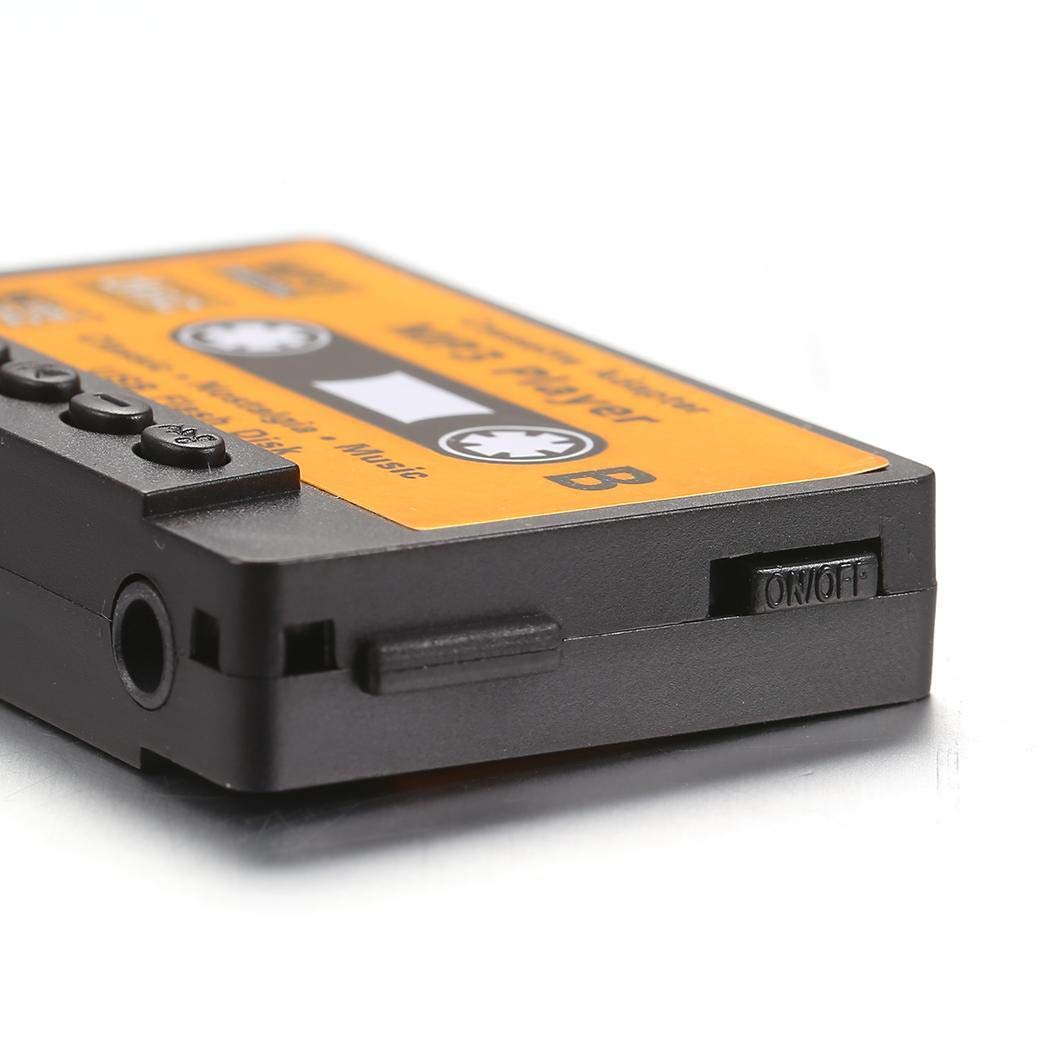 UpBeauty Cassette Style Portable USB MP3 Mini Music Player with TF Card Slot MP3 & MP4 Players