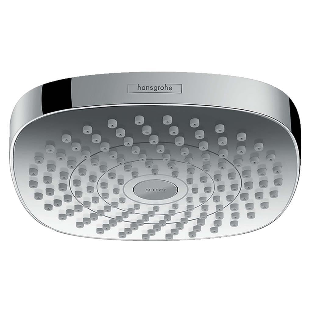 hansgrohe 26524000 "Croma" Select E 180 2 Jet Overhead Shower - Chrome (14-Piece)