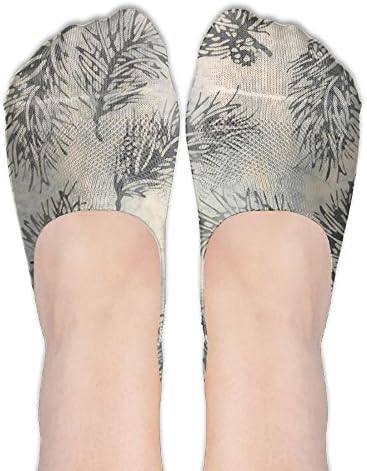 Leaves Fashion No Show Socks Cotton Socks For Women