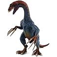 Jurassic Therizinosaurus Dinosaur Toy,Therizinosaurus Action Figure,Realistic Plastic Figure with Moving Jaw & Poseable Claws,Educational STEM Gift for Kids,Boys Birthday Party Favor.Size:7.9 Inch.
