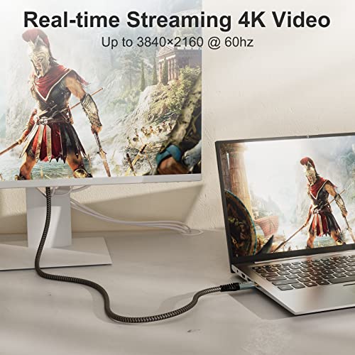 CAKOBLE USB C Cable to USB C 2M, USB 3.2 Gen2 Type C Charging Cable, 20 Gbps Data Transfer, 100 W 20 V/5 A Fast Charging Cable, 4K @@ 60Hz Video Transfer for Laptop, Mobile Phone, Monitor, Devices