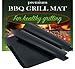BBQ Grill Mat by Dutch Goods - Set of 2 – 100% Non-Stick Barbecue Mats for Healthy Grilling and Baking. Reusable, Dishwasher Safe Sheets, Perfect for Gas, Charcoal, Electric Grills and Ovens.