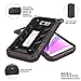 Galaxy Note 5 Case, POETIC Revolution [Premium Rugged] Protective Case for Samsung Galaxy Note 5 with [Landscape Stand Feature] Inner Liner with [Easy Front Open Feature] Black