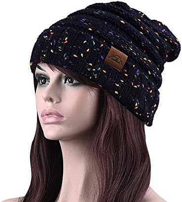 Knit Beanie，ASILA Unisex Winter Warm Slouchy Wool Hat Skull Cap for Women&amp;Men (LLBB3003)