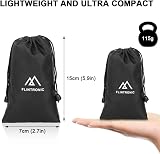 Flintronic Camping Pillows 2Pack Inflatable Neck Support Ultralight Blue Black view 8