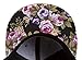 Gravity Threads Mens Compton Hat - Los Angeles City Snapback Cap, Black/Floral