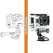 Accessory Power Action Cam Adjustable Chest Mount Harness with Elastic Stretch-Fit Straps by USA Gear - Works with Kodak PixPro SP360 4K, Ion Air Pro Lite, Xiaomi Yi 4K Action Camera and More