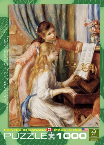EuroGraphics Girls at Piano by Pierre Auguste Renoir 1000 Piece Puzzle