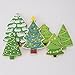 Christmas and Holiday Tree Cookie Cutters 4-Pc Set, Made in USA by Ann Clark