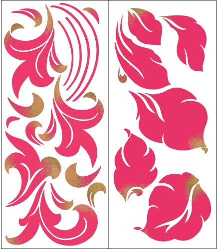 Blue Mountain Wallcoverings Snap1007 Snap Instant Wall Art Flower Power
