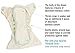 Thirsties Snap Natural Newborn Bamboo Fitted Cloth Diaper, Fin