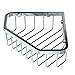 Gatco 1499 8-1/2-Inch Shower or Tub Corner Basket, Chrome