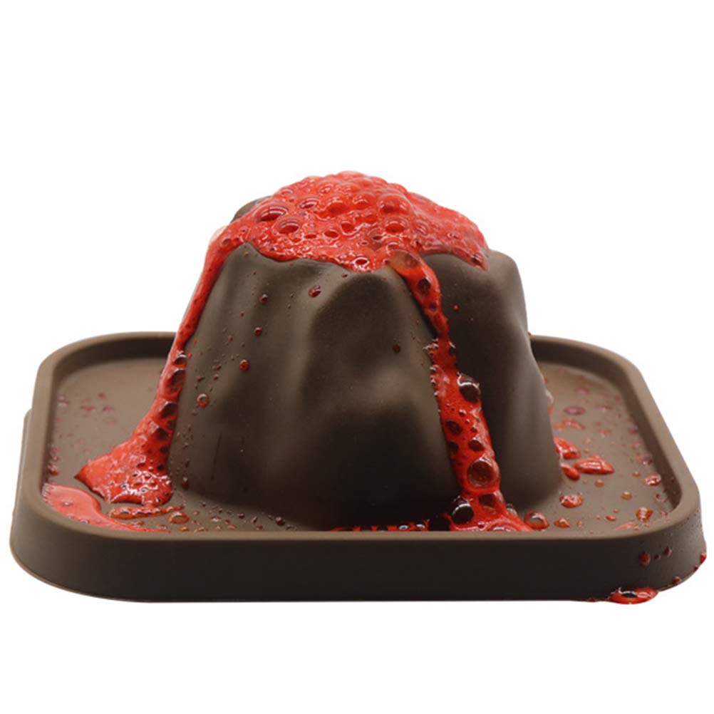 jarbins 10Pcs Volcanic Model School Figure Model Experiment for Volcano Science Kit Volcano Eruption Toy DIY Demonstration Props