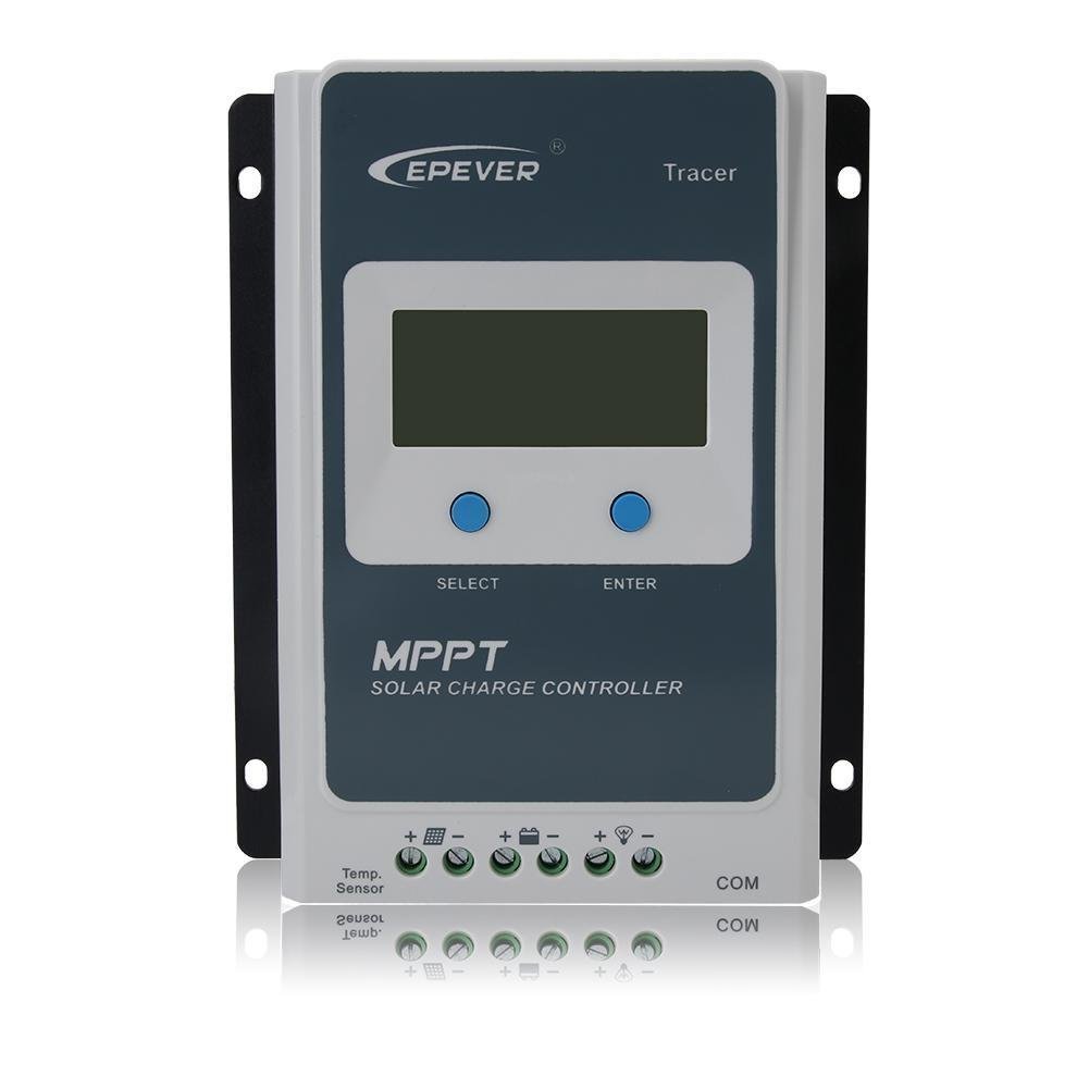 EPEVER Tracer an 30A 40A MPPT Solar Charge Controller 100V PV Negative Grounded Solar Regulator with