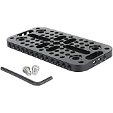 NICEYRIG Camera Cheese Mounting Plate, Universal Top Plate Applicable for URSA Mini 4K, Gimbal Stabilizer, Shoulder Rig System - 031