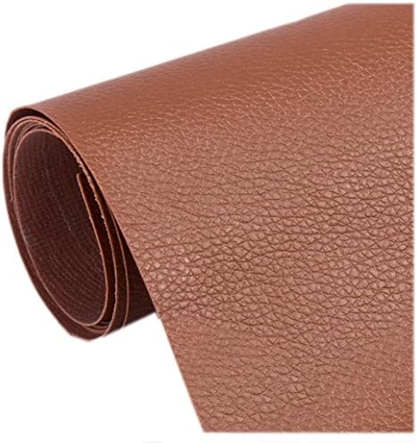 Lesirit One Yard Self-adhesive Sofa Leather Repair Patch for Car Seat (A-Brown)