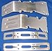 T-Maxx E-Maxx Brushed Aluminum skid plates bumper set.