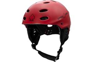 Pro-Tec Ace Wake Wakeboarding Helmet, Ideal for Wakeboarding, Kayaking, Whitewater Rafting or Kite Surfing, – X-Large – Red M