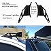 AUXMART Upper Windshield Curved Mounts Brackets for 52