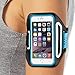 iPhone 7 6, 6s, 5, 5s Armband for Running - Stores Phone, Cash, Cards and Keys, Great for Running, Workouts or Any Fitness Activity, Water-Resistant, Perfectly fit Armband iPhone 6 by DanForce