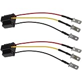 Partsam H4 9003 HB2 Wire Wiring Harness Sockets for 4"x6" 7"x6" 5"x7" inch Sealed Beam Car Truck Headlights Pickup Heavy Duty Headlamp (2PCS)