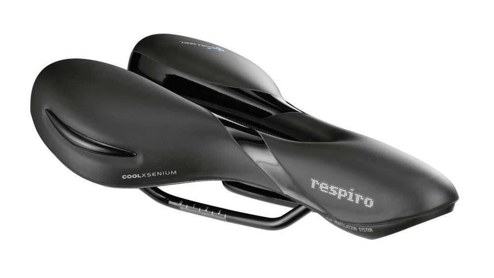 Selle Royal Unisex Adult Respiro Soft Relaxed Saddle - Black, Large