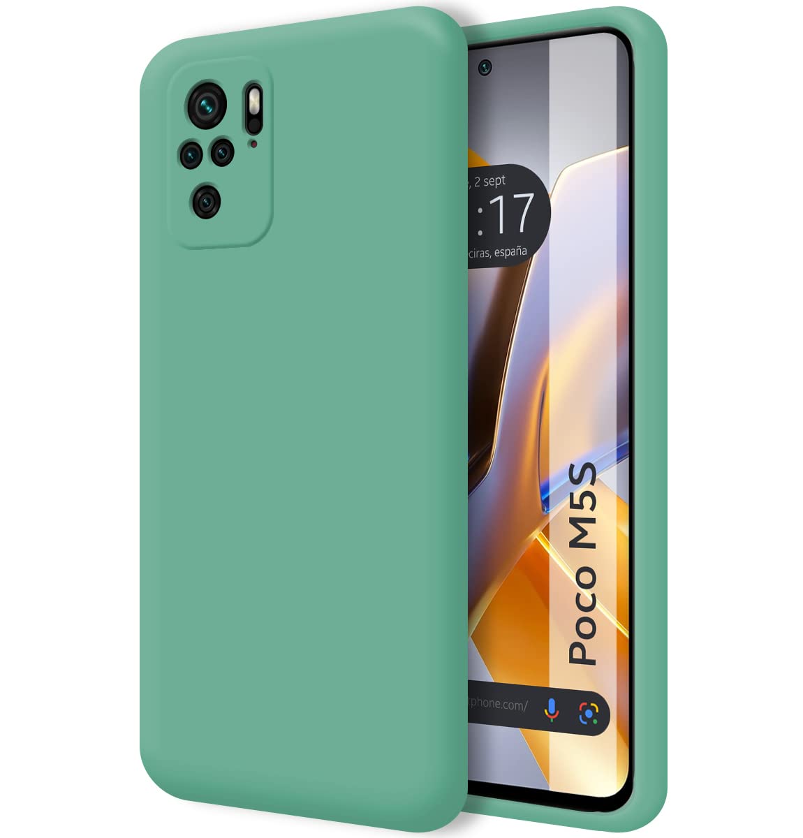 Tumundosmartphone Silicone Liquid Ultra Soft Case for Xiaomi Little M5s Colour Green