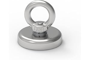 MHDMAG 180lbs High Power Fishing Magnet, Large Magnet Fishing Kit, Super Powerful Magnet with Rare Earth Neodymium for River, Magnetic Fishing, Indoor, Outdoor