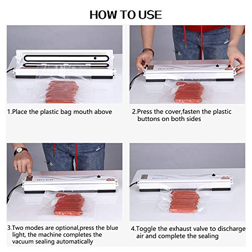 image for Vacuum Sealer, FIGROL Food Sealer Machines One-button Vacuum Sealing S