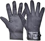 Outrip Men's Winter Warm Gloves Touch Screen Windproof Driving Cycling Gloves (Black)