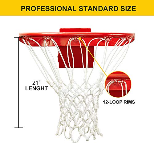 PROGOAL Professional Heavy Duty Basketball net Replacement,Fits