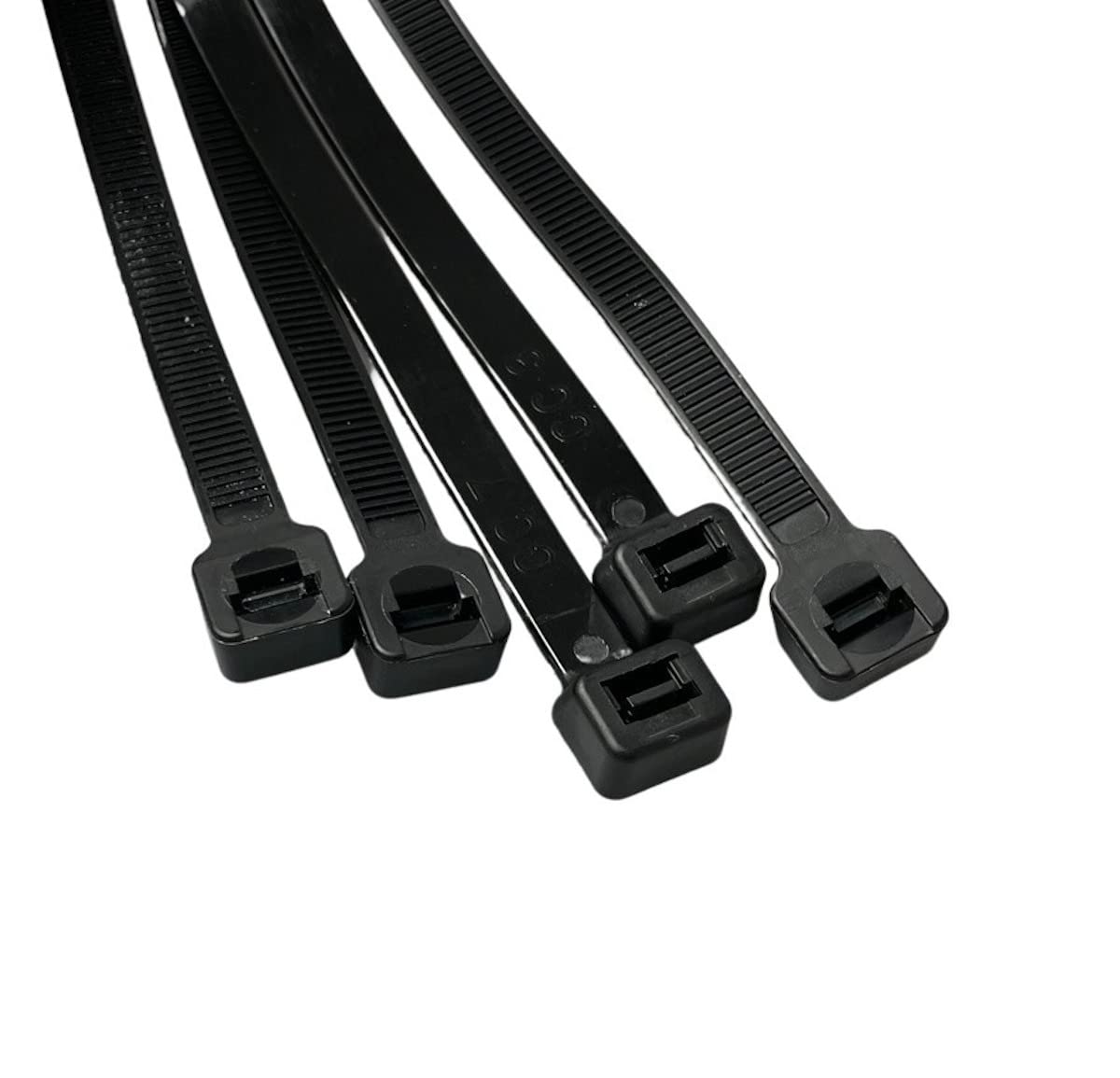 On1shelf® Cable Ties, 550mm x 9.0mm, 21.6" Premium Tie Wraps, Strong and Long Nylon Zip Tie (20, Black)