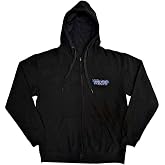Rock Off officially licensed products Men's Bring Me The Horizon Blue Crow Wings Zippered Hooded Sweatshirt Black