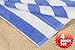 Everydayspecial Soft and Super Absorbent Cabana Blue Stripe Bath Beach Towel 30