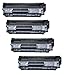 4 Pack Canon 104/FX9 Compatible Toner Cartridge for use in Canon imageCLASS D420 D480 MF4150 MF4270 MF4350D MF4370DN MF4690 & FAXPHONE L90 L120 - Selectec