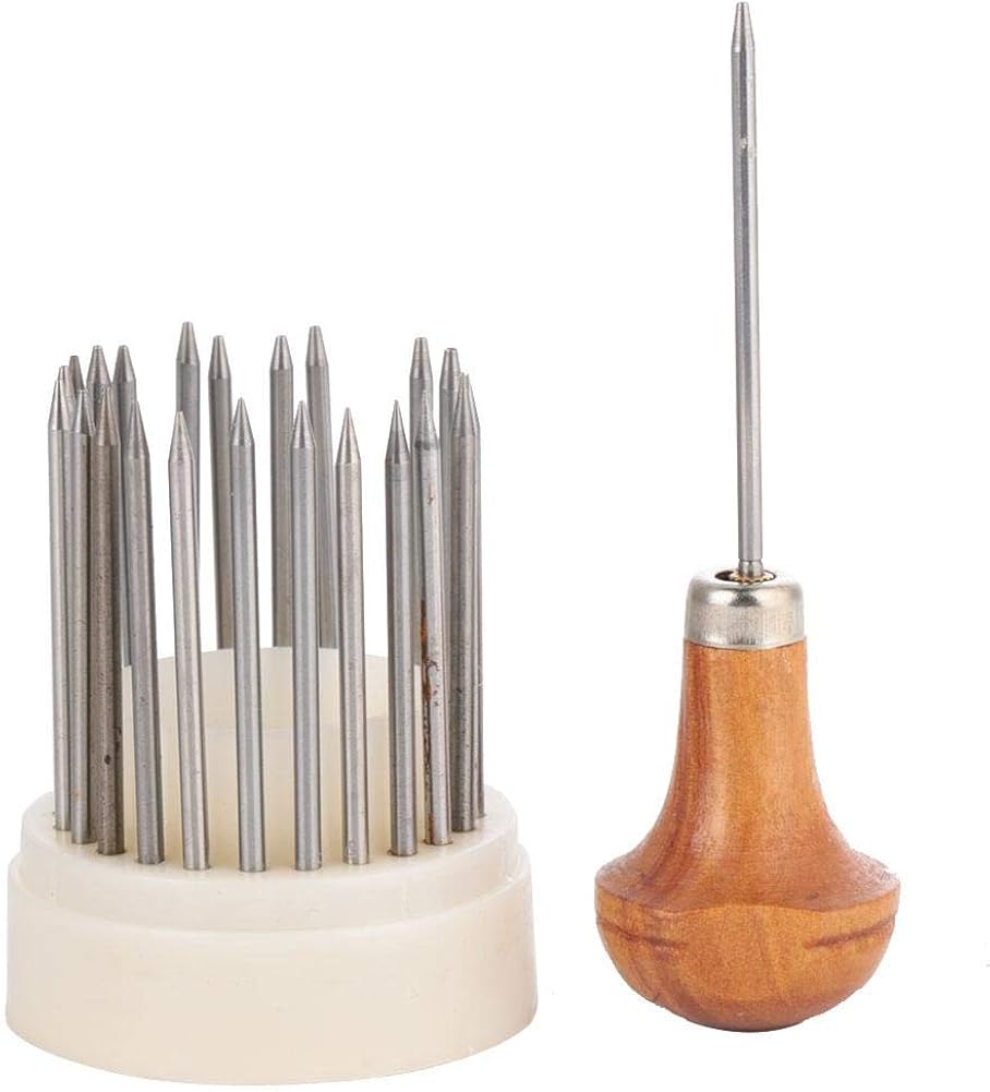Salmue 23PCS Jewellery Graver Tool, Metal Beading Grain Jewelry Tools
