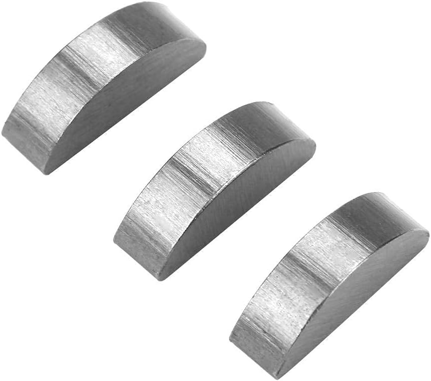 Woodruff Key, 100Pcs 45 Steel Woodruff Key Semicircle Bond Pulley