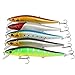 Shelure Minnow Fishing Lures for Bass Trout Sinking Crankbaits Jerkbaits Saltwater Hard Lure (A2 Series)