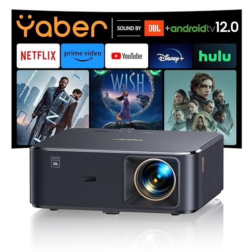 YABER K2s Google TV Projector with JBL Sound