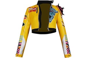 FIRECOS Womens Cosplay Jacket Women Girls Cosplay Coat Halloween Anime Costume