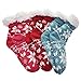 Angelina Winter-weight Thermal Fleece-lined Cozy Crew Socks