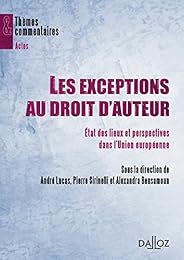 Les  exceptions au droit d'auteur