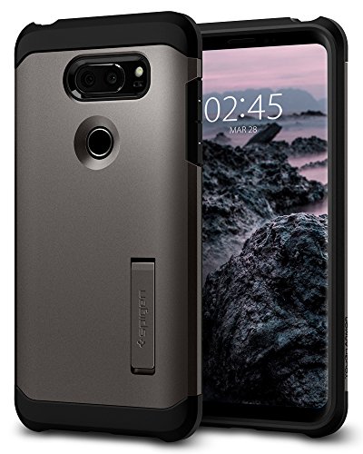 Spigen Tough Armor LG V30 Case with Kickstand and Heavy Duty Protection for LG V30 (2017) - Gunmetal