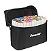 Soucolor Sketch Art Markers 100 Colors Artist Manga Dual Tip Markers Pens Highlighters with Marker Case for Coloring Drawing Painting Design Illustration