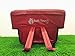 Soft Touch Extra Wide Stadium Seats for Bleachers | Stadium Chairs for Bleachers with Back Support | Bleacher Seats with Backs and Cushion … (Aurora Red)