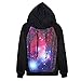 Voglee- Fashion Digital Print Autumn Winter Hooded Sweater