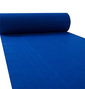 Blauer Zeremonie Gang Teppich Rollen Verdicken 2mm Polypropylen